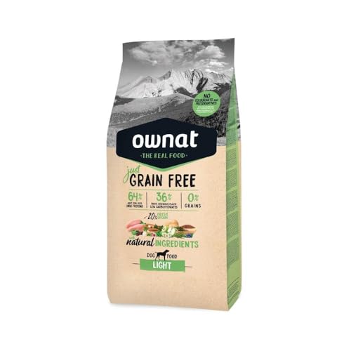 OWNAT Grain Free Just Light Hundefutter 14 kg von Guoml