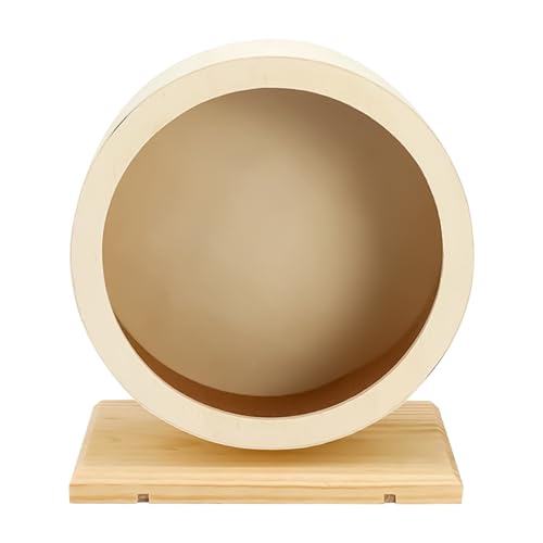 Gupcaqosjw Hamster Laufräder - Geräuscharmes Igelwheel Kleintierzubehör - Holz Laufrad Mit Basis, Spielzeug Für Kleine Haustiere Zur Bewegung Und Gegen Langeweile, Zum Für Mäuse Igel Gerbil Und Andere Gupcaqosjw Hamster Laufräder - Geräuscharmes Igelwheel Kleintierzubehör - Holz Laufrad Mit Basis, Spielzeug Für Kleine Haustiere Zur Bewegung Und Gegen Langeweile, Zum Für Mäuse Igel Gerbil Und Andere von Gupcaqosjw