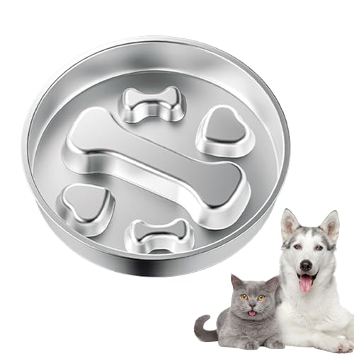 Gupcaqosjw Hunde Slow Feeder Napf - Hundenapf Für Welpen Mit Slow Feeder - Edelstahl Anti-Schling Napf Mit Blähungsprävention Für Schnellfresser Haustierzubehör Gupcaqosjw Hunde Slow Feeder Napf - Hundenapf Für Welpen Mit Slow Feeder - Edelstahl Anti-Schling Napf Mit Blähungsprävention Für Schnellfresser Haustierzubehör von Gupcaqosjw