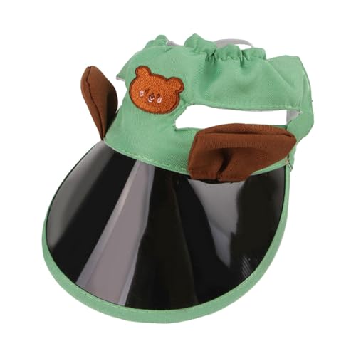 Gupcaqosjw Hundesonne Visor Hut, Haustier Sonnenhut | Kätzchen Suncare Caps - Verstellbarer Hund Pet Beach Sun Protection Caps Sunbonnet Outfit für kleinen Welpen von Gupcaqosjw