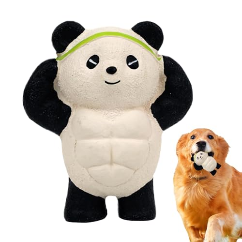 Gupcaqosjw Latex-Kauspielzeug für Haustiere, Kauspielzeug für Hunde - Lustiges Tier-Kauspielzeug, Latex-Quietschspielzeug,Soft Interactive Panda Pet Supplies Hundespielzeug für Haustiere und große von Gupcaqosjw