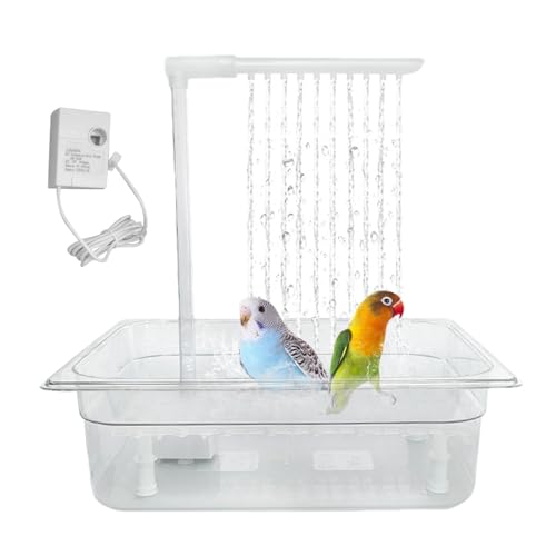 Gupcaqosjw Vogelbad Dusche, Vogeltränke, Vogel Badehaus, Vogel Badewanne, Vogelbrunnen, Duschbrunnen, Grooming Tub Cage Accessories, Automatische Badewanne Mit Wasserhähnen Gupcaqosjw Vogelbad Dusche, Vogeltränke, Vogel Badehaus, Vogel Badewanne, Vogelbrunnen, Duschbrunnen, Grooming Tub Cage Accessories, Automatische Badewanne Mit Wasserhähnen von Gupcaqosjw