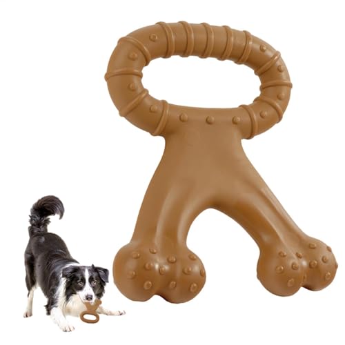 Gupcaqosjw Zahnen Knochenspielzeuge, Hundespielzeug mit Rindfleischgeschmack | Auszugsknochenspielzeug - Home Pet Accessoires Welpe Entertainment Games Training Tools für Haustiereltern von Gupcaqosjw