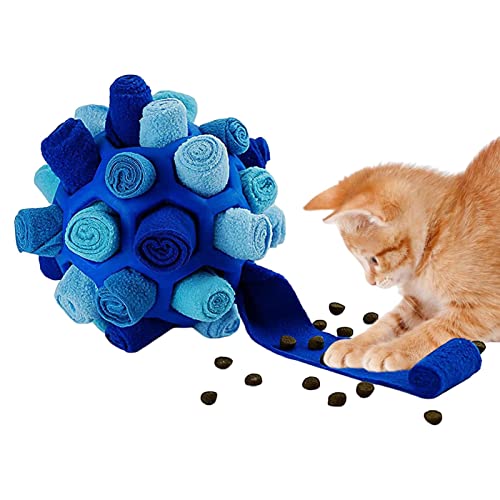 Gusengo Schnüffelball Für Hunde - Schnüffelteppich Schnüffelspielzeug Tragbarer Haustier Snuffle Ball Toy, Interaktives Hundespielzeug Für Kleine Mittelgroße Hunde Haustier von Gusengo