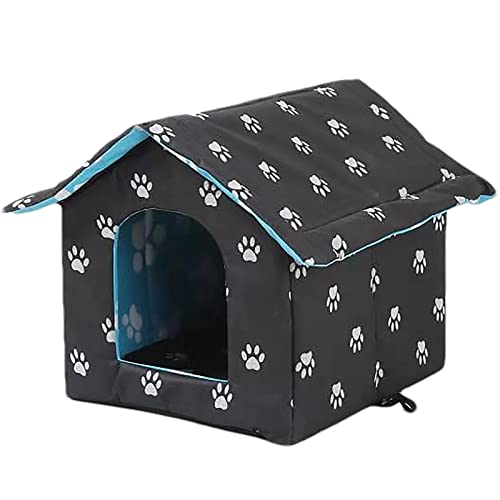 Katzenhaus - Vier Jahreszeiten Winddichte Faltbare Kleine Hundenest Zeltkabine, Katzenhaus Für Draußen, Faltbares Pet Outdoor House Tierheim Für Kleine Katzen, S/M/L von Gusengo