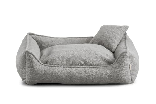 Gutekissen Bear Hundebett Grosse Hunde - Hundekissen Waschbar - Inklusive kleines Kissen - Farb- und Größenwahl (XS - 55x45, Grau) von Gutekissen