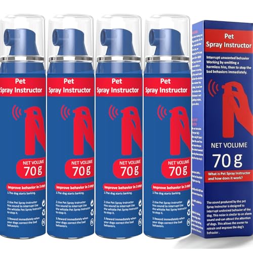 Gutes Leben Dog Instructor Spray, 70 ml Spray Corrector Hundetrainer, sicher, menschlich und effektiv, stoppt Bellen, Springen, Lebensmittelstehlen, Hundekämpfe und Angriffe, hilft unnötiges von Gutes Leben