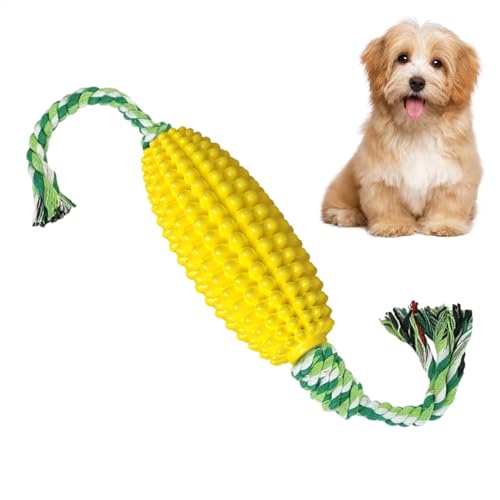 Guvbkfaw Kauspielzeug für Welpen zum Zahnen, Corn Dog Toy - Lustiges interaktives Hundespielzeug, Hundezahnbürste, Kauspielzeug | Kreativer Hunde-Mais-Beißstab, großes Hunde-Kauspielzeug für kleine, von Guvbkfaw