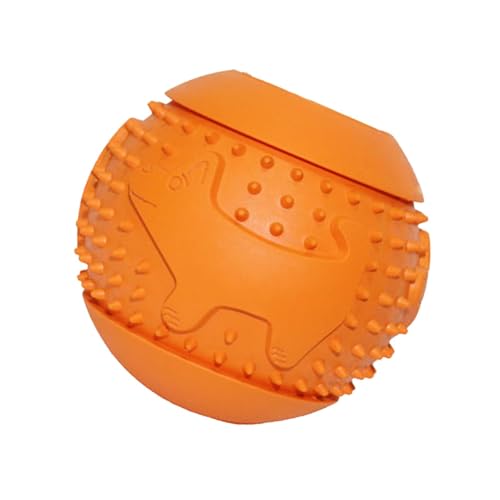 Aggressive Eater Dog Toy, Dog Food Ball For Aggressive Eaters, Treat Dispensing Ball For Dogs, Dog Ball Treat Dispenser, Treat Dispensing Puzzle Toys, Natural Rubber Balls, 8x8cm/3.15x3.15 Inches von Gvblkq