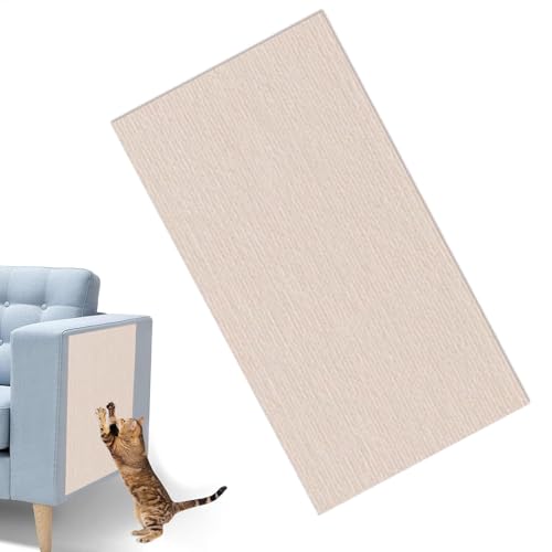 Cat Scratch Mat, Sticky Anti-Scratch Pad for Cats, Large 23.6x39.4 Inch Trimmable Scratching Carpet, Sturdy Furniture and Wall Protector, Ideal for Couch, Sofa, and Home, Safe for Pets von Gvblkq