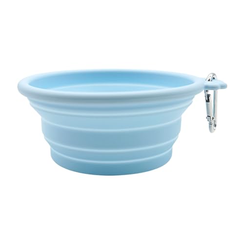 Faltbarer Hundenapf, tragbarer Wassernapf für Hunde, Silikon, auslaufsicherer Tierfutterbehälter, leichtes faltbares Design, ideal für, Park, Camping, kleine und mittelgroße Rassen, 12,6 x 12,6 Faltbarer Hundenapf, tragbarer Wassernapf für Hunde, Silikon, auslaufsicherer Tierfutterbehälter, leichtes faltbares Design, ideal für, Park, Camping, kleine und mittelgroße Rassen, 12,6 x 12,6 von Gvblkq