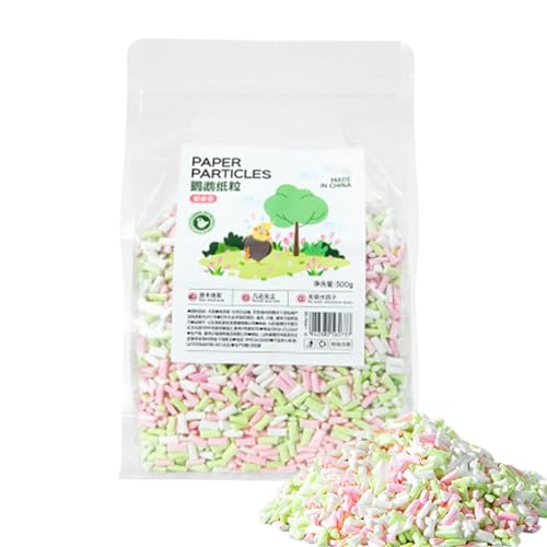 Gvblkq Bird Cage Bedding, Natural Soft Wood Shavings for Parrots, Small Animal Litter with Odor Control, Comfortable Pet Bedding, Parrot Paper Supplies (Dust-), 5.91x9.84x2.36 inches von Gvblkq