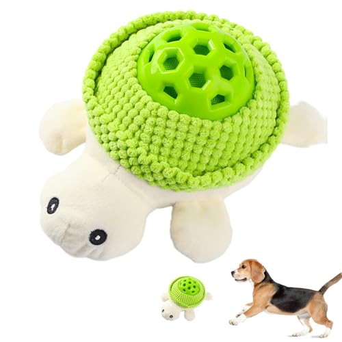 Gvblkq Chew Toys for Puppies, Cute Turtle Shape Dog Teeth Cleaning Toy, Sturdy Construction Interactive Dog Treat Toy for Small & Medium Dogs (0-6 Months) 18cm/9 x 7in von Gvblkq