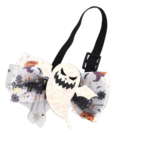 Gvblkq Feiertagskätzchenhalsband,Katzenhalsband Halloween - Kätzchenhalsbänder Rutschfestes Katzenhalsband,Hundegeschirr für Halloween-Partys, Weihnachtsfeiern, Verkleidungen von Gvblkq