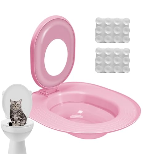 Gvblkq Katzentoilettentrainer Kit, Toilettentoiletten-Trainer, Katzentoiletten-Trainer, Katzentöpfchentrainer, Katzentoilettentrainer, Katzentoiletten-Trainer, Katzentoiletten-Trainer, von Gvblkq