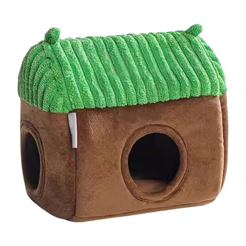 Gvblkq Kleintier-Hängematten-Bett, Hamster-Tunnel, Fleece-Tierbett, Samt-Hängematte für kleine Haustiere, Meerschweinchen, warmes Bett, Hamsterkäfig-Zubehör, Papageienkäfig warmes Bett, von Gvblkq