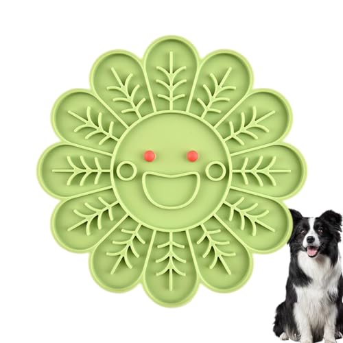 Gvblkq Leckmatte für Hunde,Slow Feeder Hundesilikon, krabbenförmig, rutschfest | Hunde-Leckpad, Puzzle-Anreicherungsspielzeug, Hunde-Leckmatte für Leckpads, Angstlinderung, Fellpflege, Leckerlis, von Gvblkq