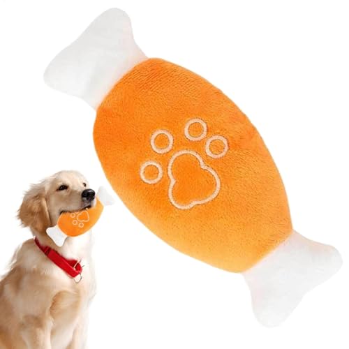 Gvblkq Lightweight Chicken Leg Cartoon, Dog Plush Puppy Teething, PP Tear-Resistant Pet Chewing Toy Puppies, Interactive Pet Supplies for Dog Lovers and Friends, 7.09x3.15x1.77 inches von Gvblkq