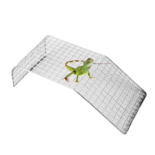 Gvblkq Lizard Hammock, Accessories, Stainless Steel Mesh, Cooling, Comfortable, and Breathable Elevated Climbing Bed, Adjustable Aquarium and Reptile Habitat Use, 28x16x8cm, 30x16x10cm Gvblkq Lizard Hammock, Accessories, Stainless Steel Mesh, Cooling, Comfortable, and Breathable Elevated Climbing Bed, Adjustable Aquarium and Reptile Habitat Use, 28x16x8cm, 30x16x10cm von Gvblkq