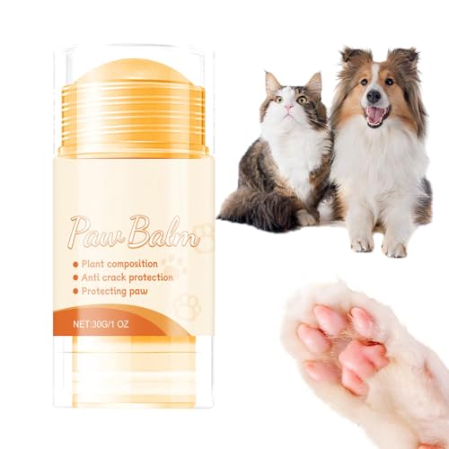 Gvblkq Paw Balm For Pets, Dog Paw Protection Balm, Cat Cracked Paw Wax, Heat Protection Paw Balm, Pet Paw Healing Wax, Moisturizing Paw Balm, Pet Paw Care For Hot Weather, Dog Paw Balm For Winter, Nat von Gvblkq