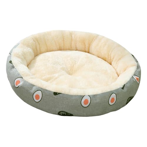 Gvblkq Plush Pet Bed, Soft Round Bed, Plush Dog Bed, Self-Warming Dog Beds Calming Donut Pet Beds Washable, Non-Slip Bottom Calming Cushion Suitable for Large, Medium, Small Dogs von Gvblkq