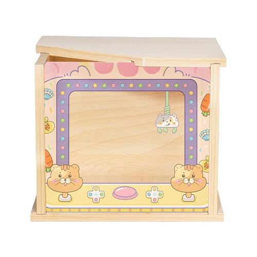 Hamster-Grabkasten, Hamster-Grabzimmer, sichtbarer Haustier-Unterschlupf, einfach zu montieren, Lebensraumdekoration, Käfigzubehör für Igel, Eichhörnchen, Chinchilla, Mäuse Hamster-Grabkasten, Hamster-Grabzimmer, sichtbarer Haustier-Unterschlupf, einfach zu montieren, Lebensraumdekoration, Käfigzubehör für Igel, Eichhörnchen, Chinchilla, Mäuse von Gvblkq