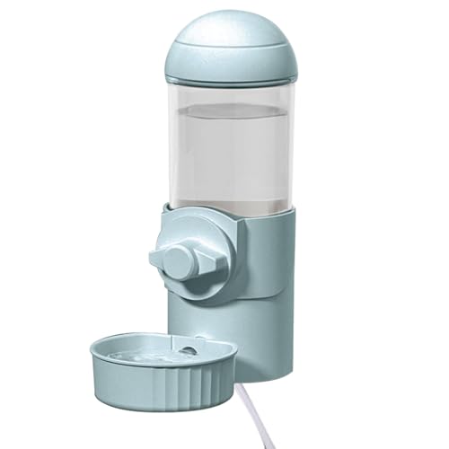 Hundekäfig-Wasserflaschenspender, automatischer Siphon, Haustier-Wasserspender, beheizter -Wasserspender 500 ml, USB-Haustier-Wasserflasche für Käfig, hängende Haustier-Wasserspender, Katzen- und von Gvblkq