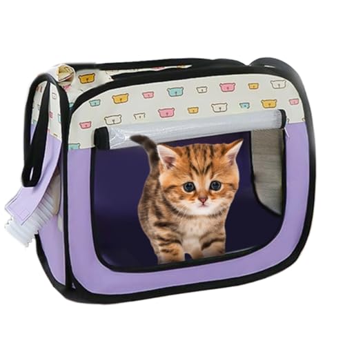 Oxford Cloth Pet Dryer Room, Breathable Cat House, Portable Car Pet Box, Keeps Pets Comfortable and Tidy After Bath, Anti-Hair Flying Cat Cage, 20.08x12.99x16.54 in von Gvblkq