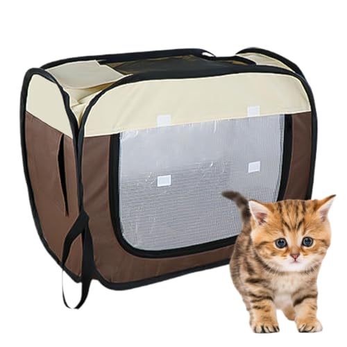 Oxford Cloth Pet Dryer Room, Breathable Cat House, Portable Car Pet Box, Keeps Pets Comfortable and Tidy After Bath, Anti-Hair Flying Cat Cage, 20.08x12.99x16.54 in von Gvblkq