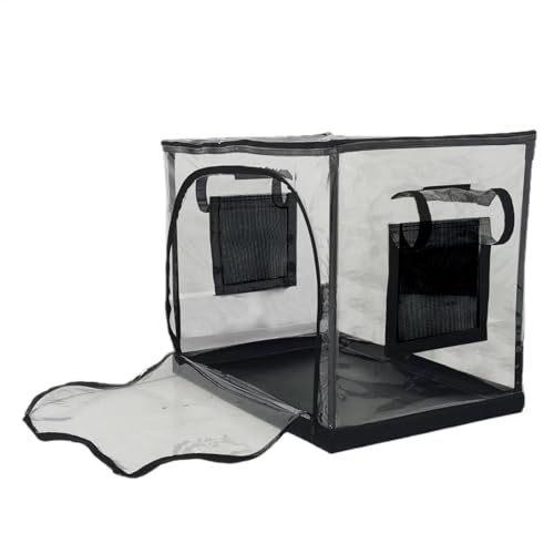 Reptile Enclosure, Spacious Turtle Tank Tent, Clear Tank for Snake, Gecko, Bearded Dragon, Waterproof Base, Durabled Reptile Habitat for Small Pets, 23.62x15.75x19.69 inches von Gvblkq