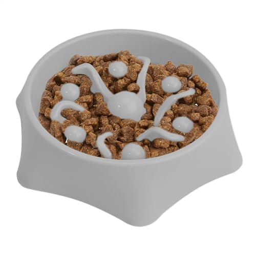 Slow Feeder Dog Bowls, Anti-Choking Puzzle Dog Food Bowls, Non-Slip Dog Puzzle Feeder Bowls, Dog Lick Treat Bowl, Dog Food Bowls for All Breeds, Pet Puzzle Feeder Bowls, Anti-Choking Dog Bowls, von Gvblkq