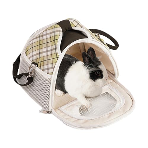 Small Pet Carrier, Chinchilla Travel Carrier, Portable Animal Porter Pouch for Hamster, Chinchilla, Rabbit, Gerbil, Hedgehog, Sugar Glider, 9.45x6.69x7.48 inches von Gvblkq