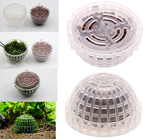 Gwill Mineral Balls Aquarium Dekoration Lebende Pflanzen Aquarium Media Moss Ball Filter für Aquarium Aquatic Pets Ornamente von Gwill