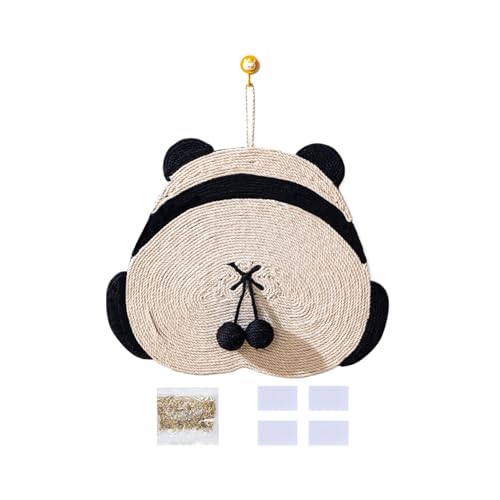 Gwtdtoad Katzenkratzmatte, Katzenkratzer -Pad, Hangable Cat Paw Schleifmatte Anti-Kratzer Teppich, Sisal -Haustier Kratzspielzeug für Schlafzimmer, Tür, Wohnzimmer, Eingangs von Gwtdtoad