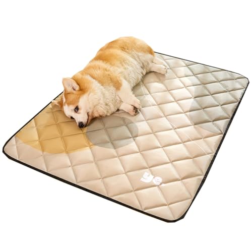 Gwtdtoad Wasserdicht Hundematte Hundebett Waschbare Hundedeck Tragbare Reisedecke Für Hunde, Katzenmatte Hundekissen Für Die Meisten Hunde Und Katzen 75x55cm von Gwtdtoad