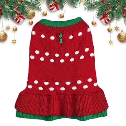 Hundepullover Weihnachtspullover Weihnachten Hund Katzen Pullover Rollkragenpullover Weihnachten Muster Warme Haustier Pullover Weihnachten Hund Outfits Für Haustiere von Gwtdtoad