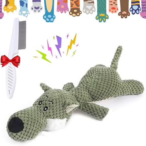 Gyagalre Wowpetsmart Invincible Chewanimals, Wowpetsmart for Heavy Chewers, Wowpetsmart Dog Toys, Calming Duck Toy for Dogs by Wowpetsmart (Fox) von Gyagalre