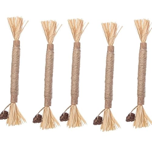 8 Katzenminze Stick,Interaktive Katzenminze Sticks Für Katzen,Katzenspielzeug Selbstbeschäftigung Mit Katzenminze,Katzen Kaustangen,Kaustangen Katze Wird für Katzen zahnpflege und Gegen Mundgeruch von Gypie