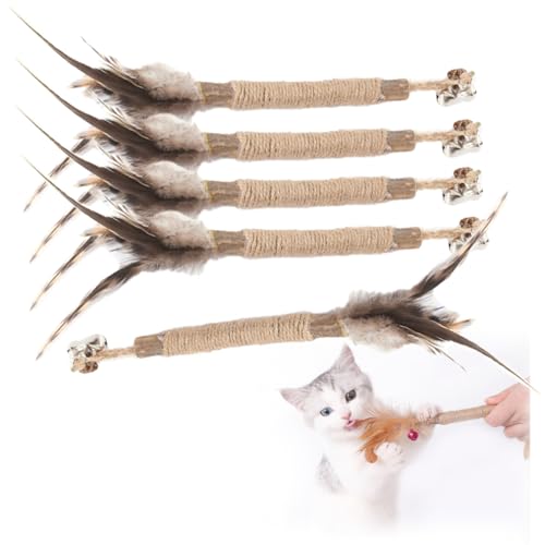 HADAVAKA Nylatails Cat Chew Stick, Cat Dental Care Toy, Catnip Sticks for Teeth Grinding, Matatabi Silvervine Chew Sticks, Interactive Cat Toys, Cats Kitten Teething Toys Cat Teeth Cleaning Toy (C) von HADAVAKA