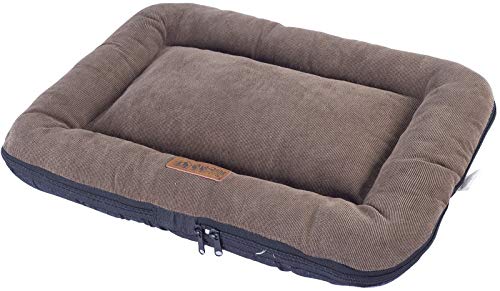 HAFEISI Kleines Haustierbett, Hundebett, Katzenmatte, Welpenkissen, Flauschige Katzenmatte, Hundebett, Haustierunterlage, Welpenbett, Hundebox-Matte ((Brown,70x55x7cm) von HAFEISI