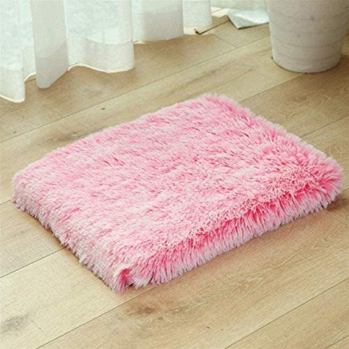 HAFEISI Kleines Haustierbett, orthopädisches großes Hundekissen mit Memory Foam-Hundematratze, ergonomisches Design, waschbar, rutschfestes Hundebett for kleine, mittelgroße und große Hunde(Pink,L) von HAFEISI