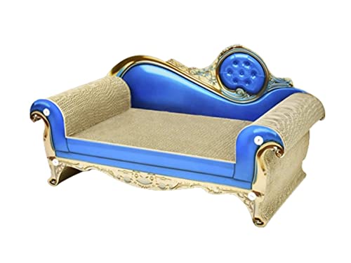 Kratzbrett Kratzpappe Cat Scratcher 2 In 1 Haltbarer, Wendbarer Kratzblock Aus Karton Für Katzen Und Kätzchen Im Innenbereich, Kratzbaum, Loungebett Kratzmatte Kratzbrett Katze (Color : A, Size : 60 von HALAHAI