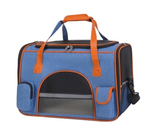 Transportbox Katze Transporttasche Katze Haustier-Katzen-Tasche, Hunde-Reiserucksack, Reiserucksäcke, Reise-Umhängetaschen, Hunde-Umhängetasche Katzen Transportbox Katzenbox ( Color : C , Size : 50*30 von HALAHAI