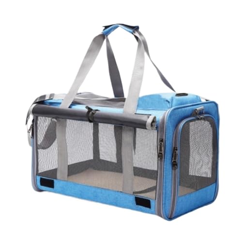 Transportbox Katze Transporttasche Katze Haustier-Reiseträger, Atmungsaktiver Haustier-Rucksack, Praktischer Hundeträger Mit Design, Haustier-Transporter-Rucksack Katzen Transportbox Katzenbox (Color von HALAHAI