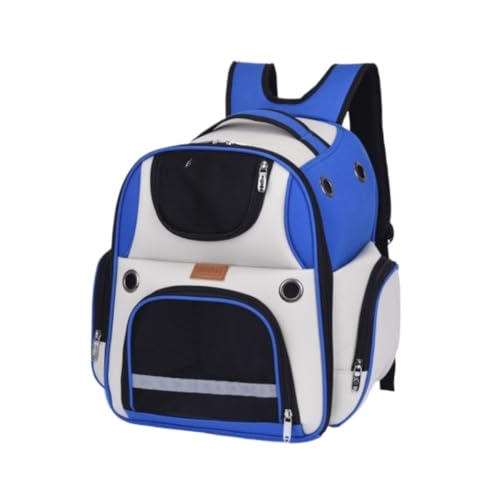 Transportbox Katze Transporttasche Katze Haustier-Rucksack, Von Fluggesellschaften Zugelassen, Tragetasche Für Kleine Hunde, Tragetasche Mit Belüftetem Design, Faltbar Katzen Transportbox Katzenbox ( von HALAHAI