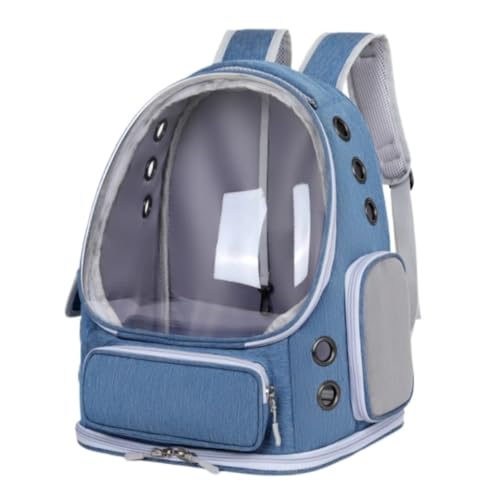 Transportbox Katze Transporttasche Katze Haustier-Rucksack-Tragetasche Für Kleine Hunde, Haustier-Tragetasche, Katzen-Luftpolster-Tragetasche, Welpen-Tragetasche, Katzen-Raumkapsel Katzen Transportbox von HALAHAI