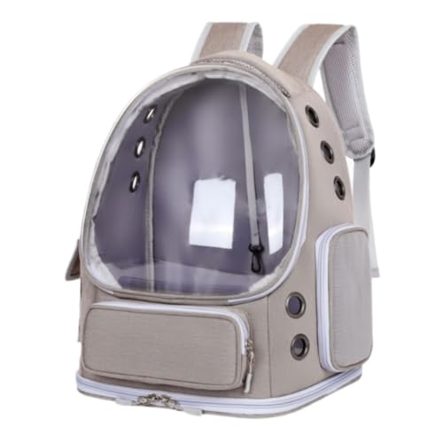 Transportbox Katze Transporttasche Katze Haustier-Rucksack-Tragetasche Für Kleine Hunde, Haustier-Tragetasche, Katzen-Luftpolster-Tragetasche, Welpen-Tragetasche, Katzen-Raumkapsel Katzen Transportbox von HALAHAI