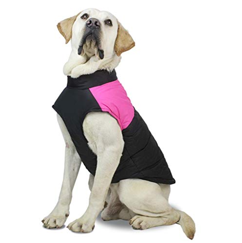 HALAWAKA Hundemantel Weste Winddicht Warme Hundekleidung Übergröße für kaltes Wetter Outdoor Extra Schutz Jacke für Extra Große Hunde von HALAWAKA