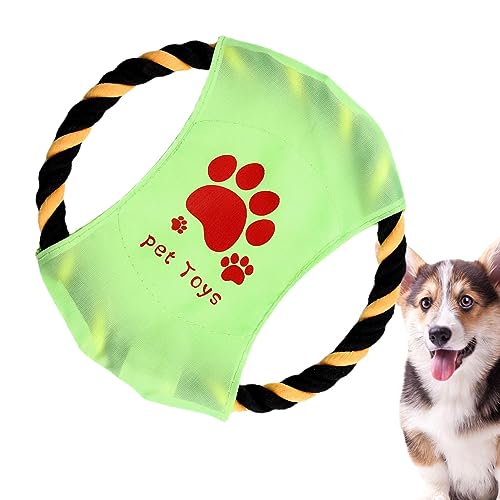 Hunde-Schleppspielzeug | Seilspielzeug für kleine Hunde und Aggressive Kauer | Seilspielzeug für kleine Hunde, unzerstörbares Seil aus natürlicher Baumwolle, Tauziehen-Hundezugseil von HAMIL