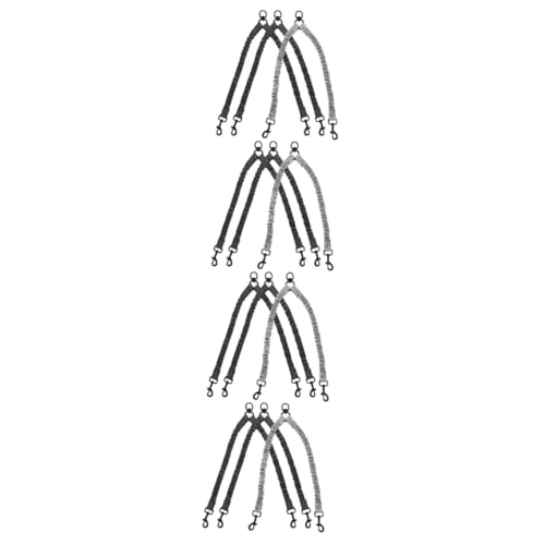 12 STK Haustierleine Splitter-Hundetrainerleine Zugleine Hund läuft an der Leine hundezubehör doppelte hundeleine Outdoor-Welpenleine Leine zum Gassigehen mit dem Hund Polyester HANABASS von HANABASS